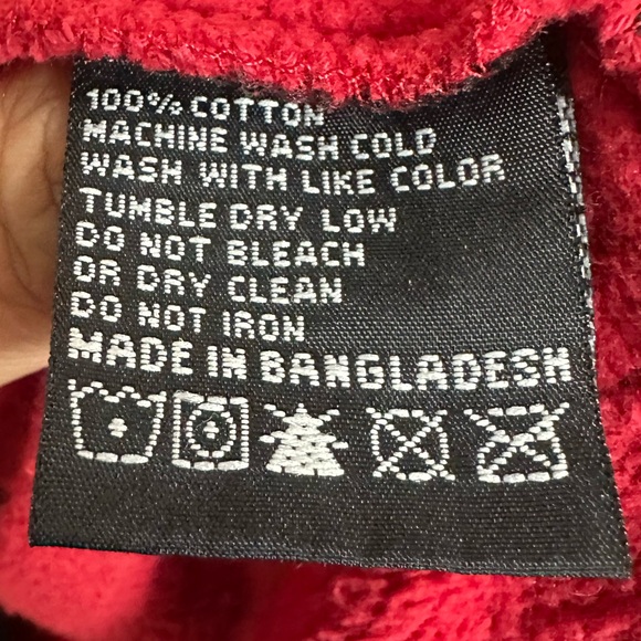 NHL Size XL Old Time Hockey Black and Red Hoodie - Picture 5 of 6